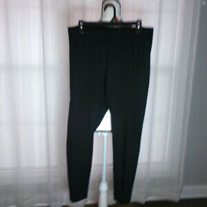 OLD NAVY Pull-On Fleece Lined Straight Leg Black Pants XL